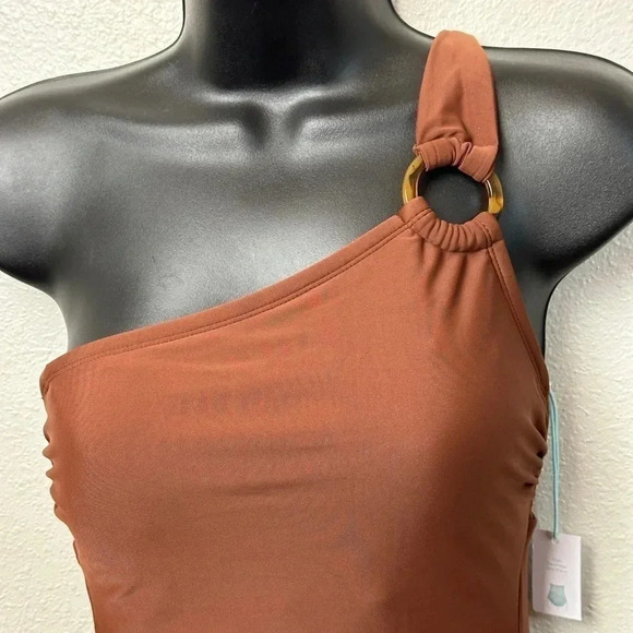 NWT Kona Sol Asymmetrical Ring High Coverage One piece swimsuit - Picture 5 of 16